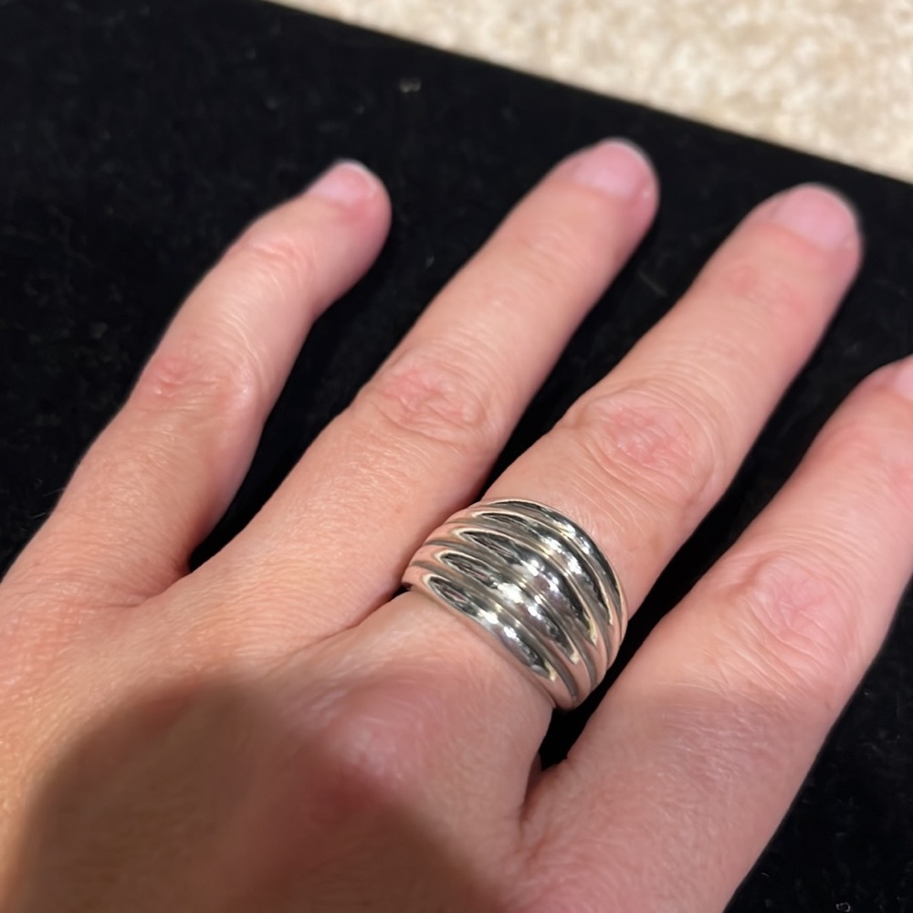 Silver women’s ring